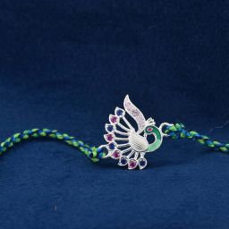 Bracelet Peacock-01 Silver Bracelet Set-image-4