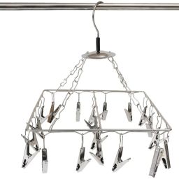 20 Pegs Cloths Hanging Hanger Drying Dryer Cloth Organizer Balcony Celling Stand Scarf Organizer-image-24