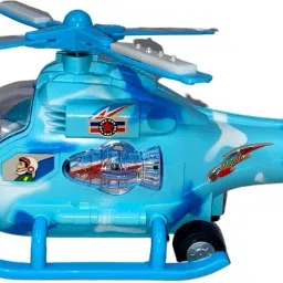 banke ji World Highclass Helicopter with 360 Degree Rotation Musical and 3D Lights Toy image 4