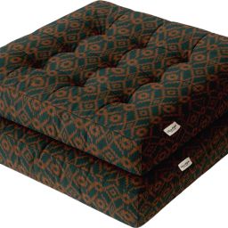 Tufted Floor Seating Cushion Foam Geometric Floor Cushion Pack of 2-image-85