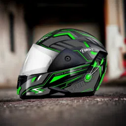 D2 Rado with Anti UV Pc Visor ABS Material Unisex Motorbike Helmet-image-5