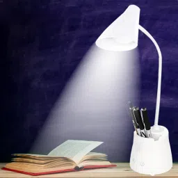 3 Mode USB Rechargeable LED Desk lamp for Office, Study, Reading with Pen Holder Table Lamp-picture-10