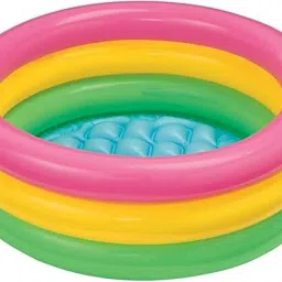 3ft Kid's Inflatable Baby Bath Tub Pool, 2-5 Years Inflatable Pool Accessory-34