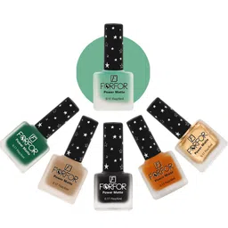 FORFOR Power Matte Set Of 6 Long Lasting Nail Polishes - 6 ml Each-24