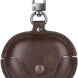 Colorcase Leather Press and Release Earbuds Case For Boat Nirvana Ion Artificial Leather-20