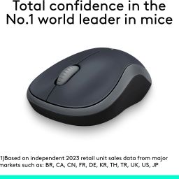 Logitech B175 / Optical Tracking, 12-Months Battery Life, Ambidextrous Wireless Ambidextrous Optical Mouse image 2