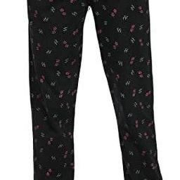 Women Printed Black Track Pants-image-21