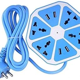 HumBiG ™ Hexagon Socket USB Charger 4-USB Power Socket Board Mobile Charging USB Power Hexagon Socket USB Charger 4-USB Power Socket Extension Board Mobile Charging USB Charger-image-18