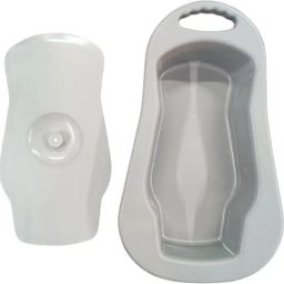 Unisex Polypropylene Bed Pan with Lid (Made in India) Urine Pot-6