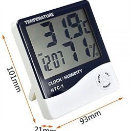 home care forever MOISTURE MEASURER HTC Digital Humidity Meter Tester Thermo Hygrometer Thermohygro Tester HTC-1 Pin-Type Digital Moisture Measurer image 2