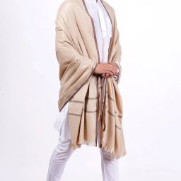 KAVIM Wool Solid Men Shawl-image-24