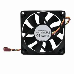 Enormity Delta AFB0812SHB Axial Fan 12V=0.40A DC Brushless Air Cooling Fan 80*15mm 3-Wire Cooler-picture-13