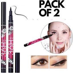 Long Lasting Water Proof Liquid Sketch Eyeliner Pen Pack of 2 Pcs 10 ml-image-56