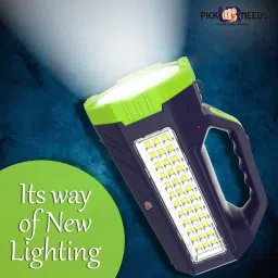 pick ur needs Bright Led Torch Light Laser Long Range High Power Search Light Kisan Rechargeable with 36 LED Side Emergency Light Torch image 5