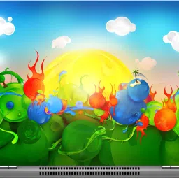 imbue Abstract earth Digital quality vinyl Laptop Skin Compatible for 15.6 inch-image-32