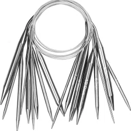 Knitting Circular Needles Set 39-Inch Assorted Sizes Steel Knitting Pin-image-59