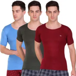 Pack of 3 Titanic Dyed Men Vest-image-18
