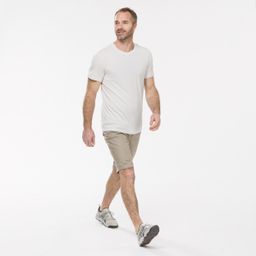 Men Light Cargo Shorts Beige - NH500-image-113