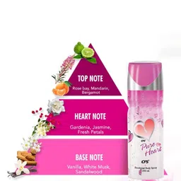 CFS Set Of 3 Oudh 21 Club & Pure Heart Long Lasting Body Spray - 200 ml Each image 5