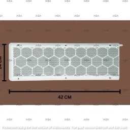 iaba Mosquito Net, Air Hole Net Ventilation Closer, Dust Controller 42/14 cm,2 Piece Insect Net image 3