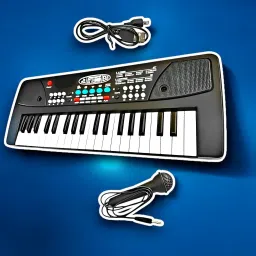 37-Key Musical Piano Keyboard with Microphone 430A1 Song Record Feaure_V125-picture-0