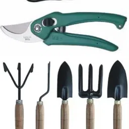 Garden Tool Set of 5 Tool & Pruner cutter for gardening Garden Tool Kit-image-47