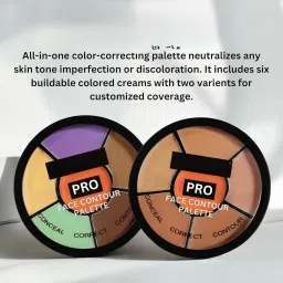 k.y.l.plus Face Contour Palette – 6-in-1 Conceal, Correct & Contour Cream Kit Concealer image 4