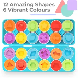 angel kids Egg Matching Game Fruits Theme 12 Eggs Matching Game Educational Toys for Kids image 4
