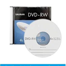 Sauran DVD Rewritable Pack of 10 Blank Digital Versatile Disc DVD 4.7 GB-40