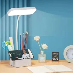Rechargeable LED Desk Lamp with Multi-Compartment Organizer and Phone Stand Study Lamp-image-96