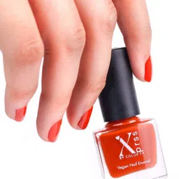 Color Fx Set Of 2 Xprss Vegan Nail Enamels 10 ml Each - Rust 305 & Transparent 313 image 5