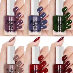 Quick Dry Natural Infinite Shine for Nail Polish Combo Women & Girls 2115 Multicolor-image-31