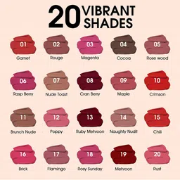 Colors Queen Mattifying Set Of 2 Non-Transfer Lipstick 3 ml Each image 3