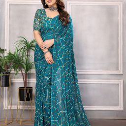 Printed Bollywood Georgette Saree-image-63