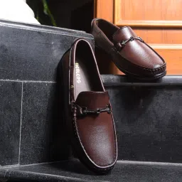 Healers BME-1 Casual Slip-on Shoes With PU Upper | Rubber Sole Comfortable Loafers For Men-image-5