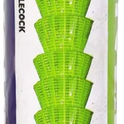 Nylon Green Badminton Shuttlecock NS38 Nylon Shuttle - Green, White-27