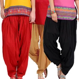 Cotton Blend Solid Patiala-image-5