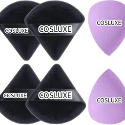 6pcs Makeup Powder Puff Face Makeup Sponge 4 Triangle 2 Beauty blender set-image-3