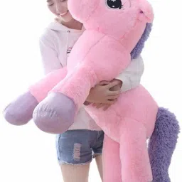 Big Size Funny Unicorn Stuffed Animal Plush Toy Made in India- 100 cm-18