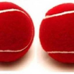 Good Quality 3-Cricket Tennis Ball Red (Light Weight)- Tennis Ball-image-13