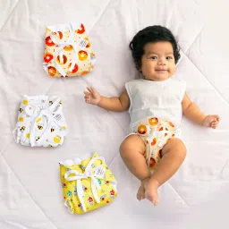 DryFeel Langot for Newborn Baby | Premium Cotton Padding |0 - 9M| 5-10kg 3pcs-image-81