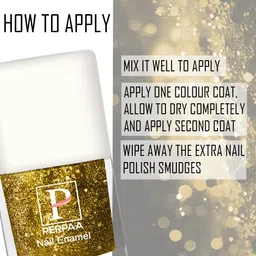 PERPAA Set Of 6 Glitter Light Flashing Sparkly Gel Nail Polish - 5ml Each image 2