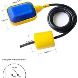 Shekhar Telesystems High Insulated Cable Float switch sensor for all type of controller and R.o Plant ( Pack of 2 ) Wired Sensor Security System image 3