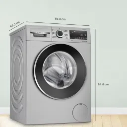 bosch 10 kg Fully Automatic Front Load with In-built Heater Silver image 4