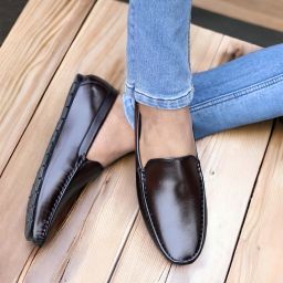 Men's Synthetic Leather Outdoor Formal Casual Slip On Loafer Shoes Loafers For Men-image-19