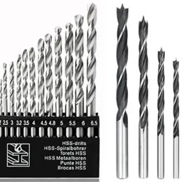 DB 41 Combo 13 Pcs HSS Bits And 5 Pcs Wood Working Drill Bit Set (Pack Of 2)-2