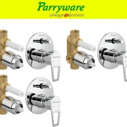 Espirion concealed Diverter Body with Concealed Upper Part set of 3 pic 259 Espirion Diverter with upper trim | Hot and Cold water Mixer | Complete set Diverter Faucet-picture-10