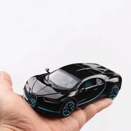 funablo Diecast Bugatti Toy Car Scale Model,Pull Back Vehicles Alloy Simulation Supercar image 5