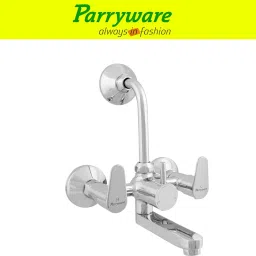 parryware Uno Wall Mixer 2 in 1 with Overhead Shower Provision set of 2 pic 223 Wall Mixer with Overhead Shower Provision Wall Mixer Faucet image 2