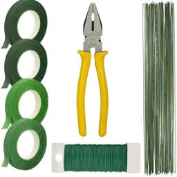 qroof Floral Tape and Floral Wire Arrangement Tools Kit-picture-9